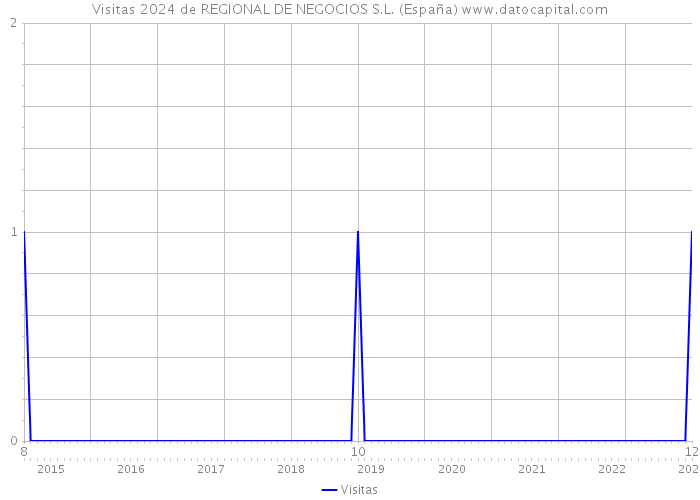 Visitas 2024 de REGIONAL DE NEGOCIOS S.L. (España) 