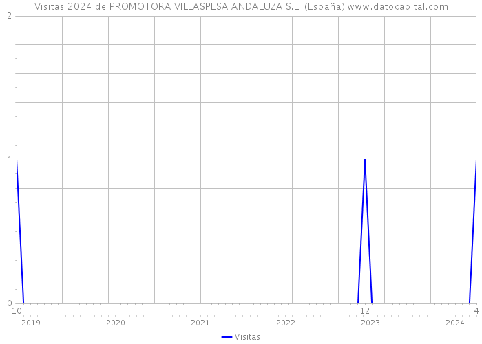 Visitas 2024 de PROMOTORA VILLASPESA ANDALUZA S.L. (España) 
