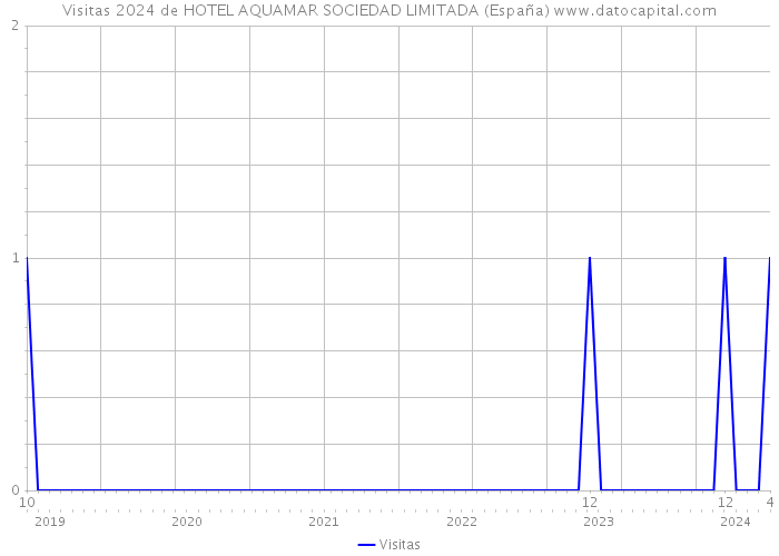 Visitas 2024 de HOTEL AQUAMAR SOCIEDAD LIMITADA (España) 