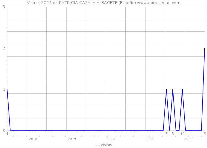 Visitas 2024 de PATRICIA CASALA ALBACETE (España) 