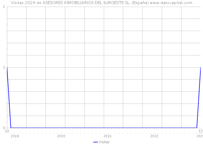 Visitas 2024 de ASESORES INMOBILIARIOS DEL SUROESTE SL. (España) 