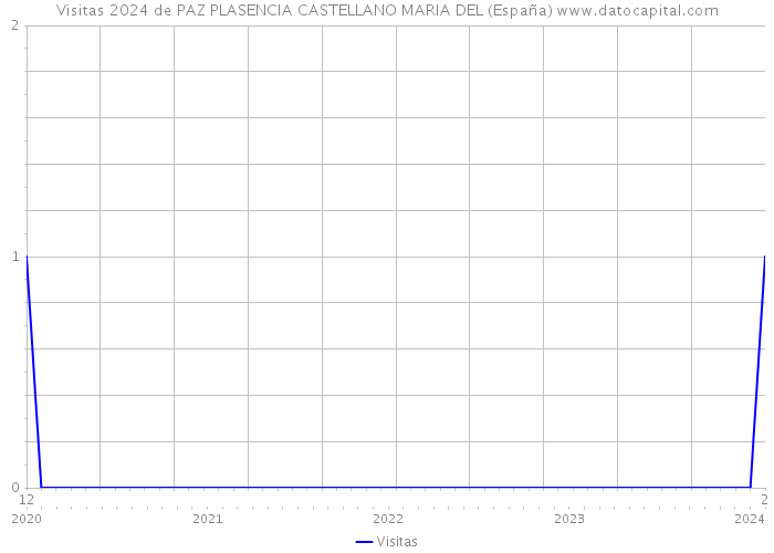 Visitas 2024 de PAZ PLASENCIA CASTELLANO MARIA DEL (España) 