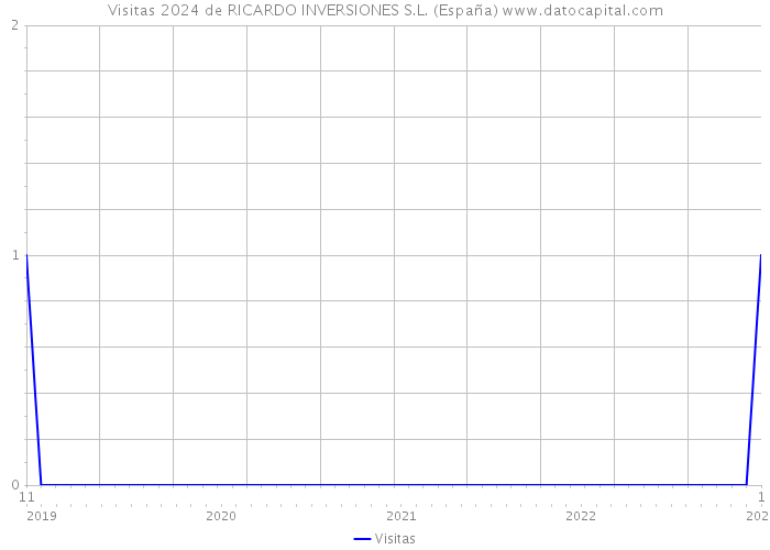 Visitas 2024 de RICARDO INVERSIONES S.L. (España) 