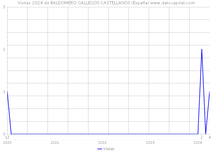 Visitas 2024 de BALDOMERO GALLEGOS CASTELLANOS (España) 