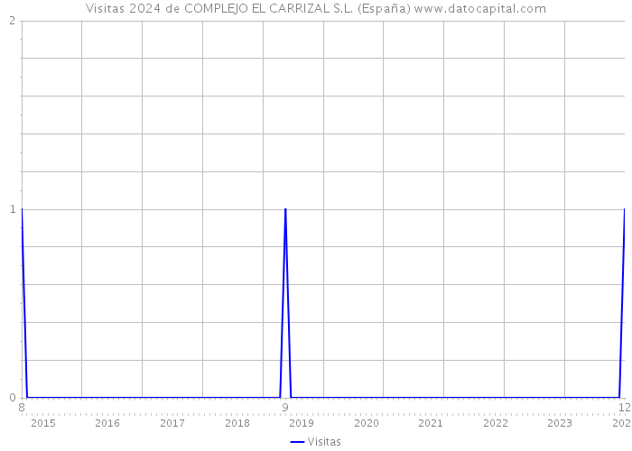Visitas 2024 de COMPLEJO EL CARRIZAL S.L. (España) 