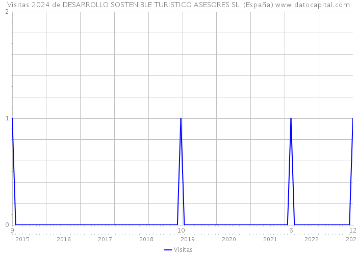 Visitas 2024 de DESARROLLO SOSTENIBLE TURISTICO ASESORES SL. (España) 