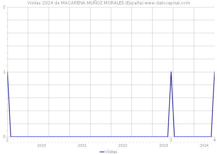 Visitas 2024 de MACARENA MUÑOZ MORALES (España) 