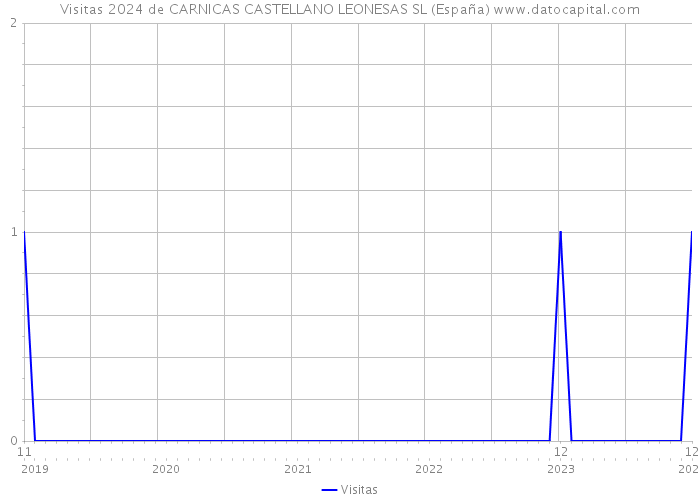 Visitas 2024 de CARNICAS CASTELLANO LEONESAS SL (España) 