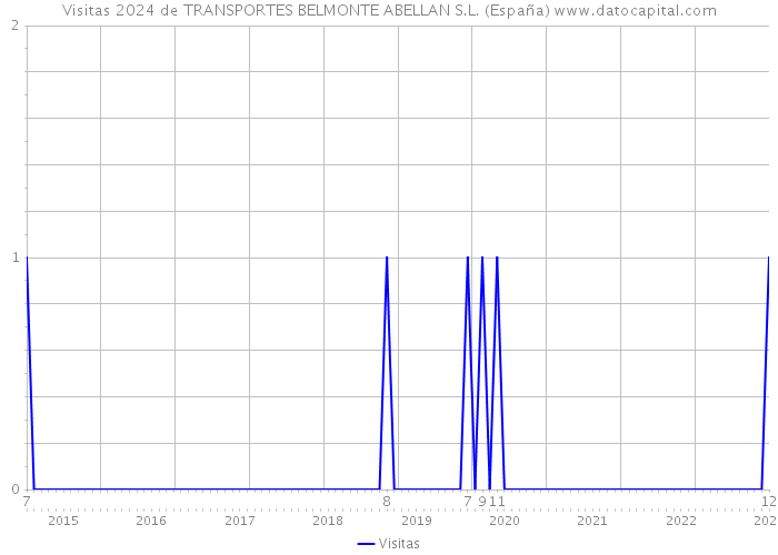 Visitas 2024 de TRANSPORTES BELMONTE ABELLAN S.L. (España) 