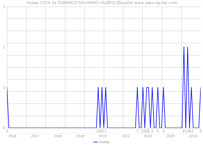 Visitas 2024 de DOMINGO NAVARRO VALERO (España) 