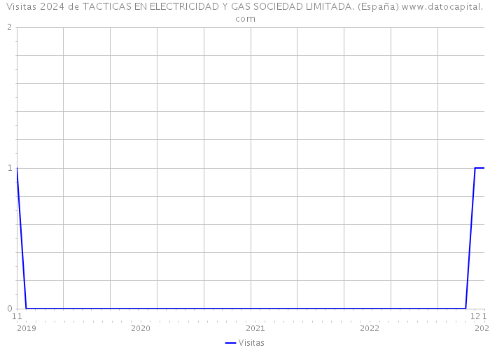 Visitas 2024 de TACTICAS EN ELECTRICIDAD Y GAS SOCIEDAD LIMITADA. (España) 