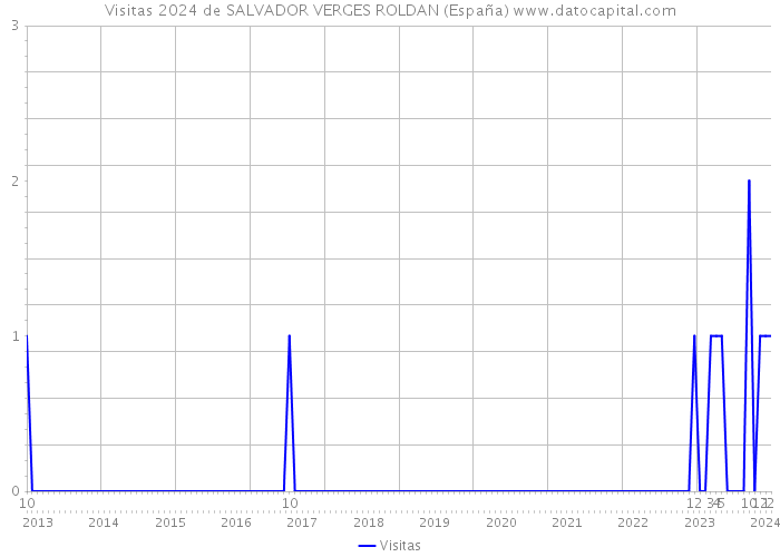 Visitas 2024 de SALVADOR VERGES ROLDAN (España) 