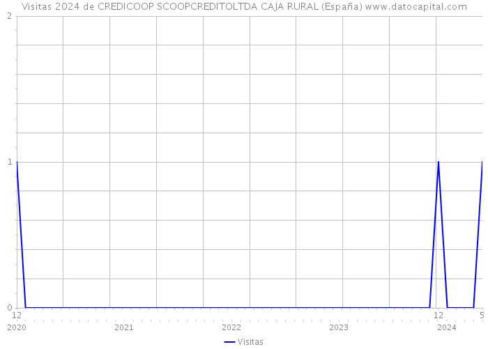 Visitas 2024 de CREDICOOP SCOOPCREDITOLTDA CAJA RURAL (España) 