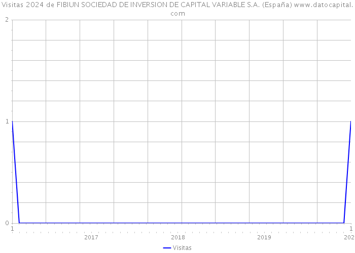 Visitas 2024 de FIBIUN SOCIEDAD DE INVERSION DE CAPITAL VARIABLE S.A. (España) 