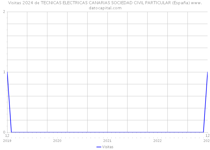 Visitas 2024 de TECNICAS ELECTRICAS CANARIAS SOCIEDAD CIVIL PARTICULAR (España) 