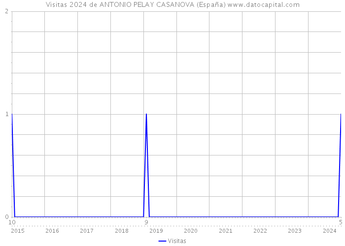 Visitas 2024 de ANTONIO PELAY CASANOVA (España) 