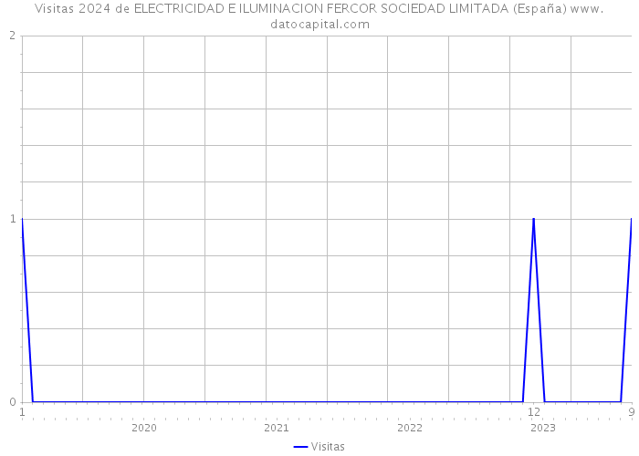 Visitas 2024 de ELECTRICIDAD E ILUMINACION FERCOR SOCIEDAD LIMITADA (España) 