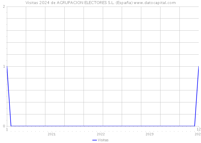 Visitas 2024 de AGRUPACION ELECTORES S.L. (España) 