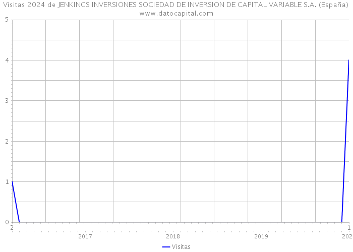Visitas 2024 de JENKINGS INVERSIONES SOCIEDAD DE INVERSION DE CAPITAL VARIABLE S.A. (España) 