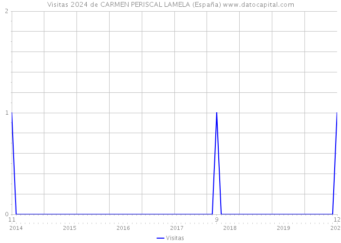 Visitas 2024 de CARMEN PERISCAL LAMELA (España) 