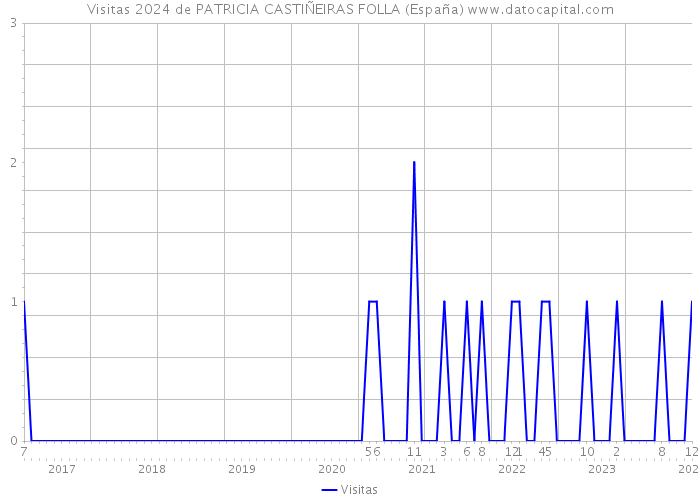 Visitas 2024 de PATRICIA CASTIÑEIRAS FOLLA (España) 