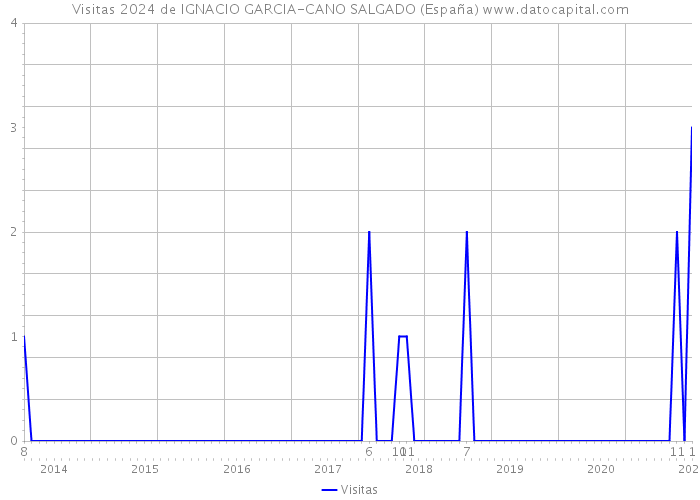 Visitas 2024 de IGNACIO GARCIA-CANO SALGADO (España) 