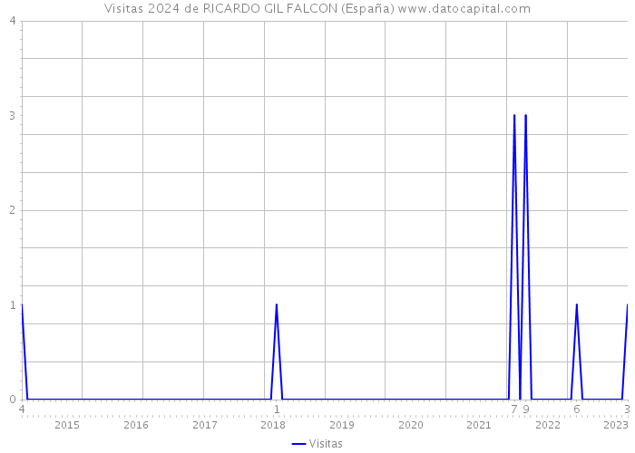 Visitas 2024 de RICARDO GIL FALCON (España) 
