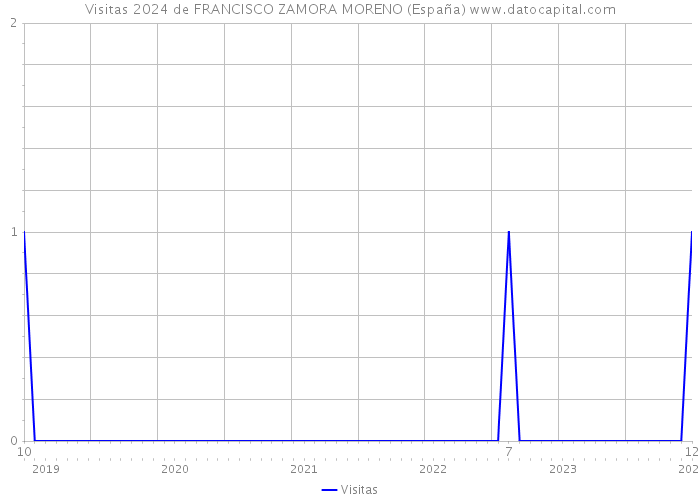 Visitas 2024 de FRANCISCO ZAMORA MORENO (España) 
