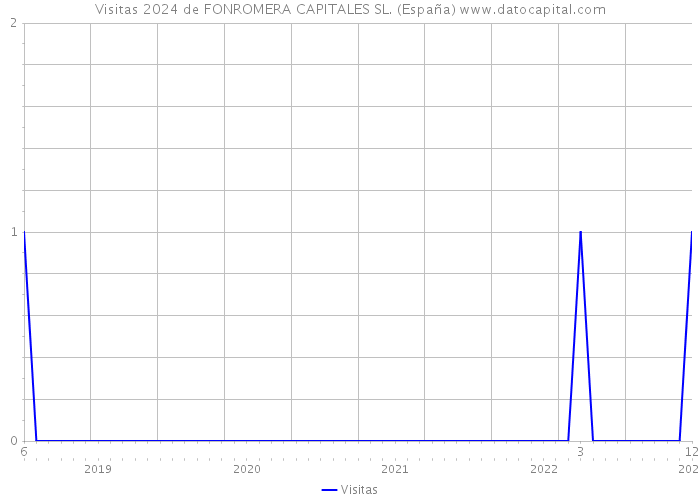 Visitas 2024 de FONROMERA CAPITALES SL. (España) 