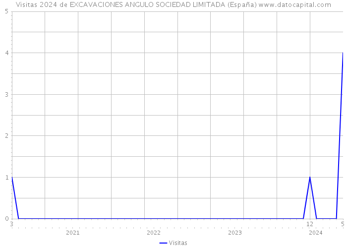 Visitas 2024 de EXCAVACIONES ANGULO SOCIEDAD LIMITADA (España) 
