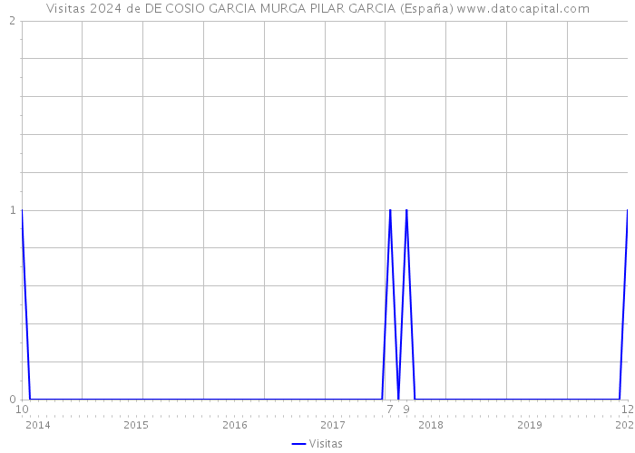 Visitas 2024 de DE COSIO GARCIA MURGA PILAR GARCIA (España) 