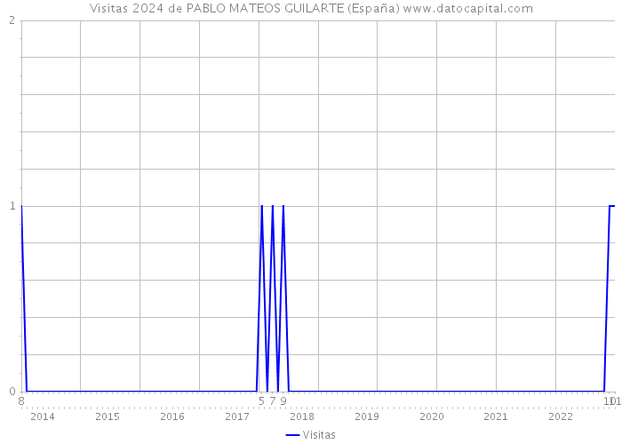 Visitas 2024 de PABLO MATEOS GUILARTE (España) 