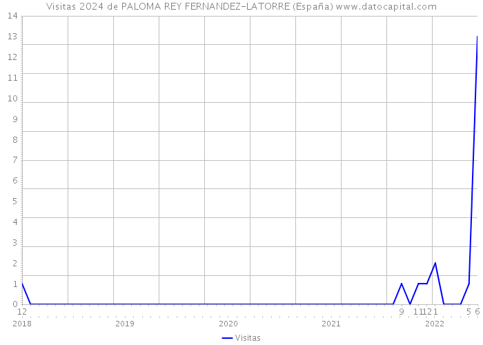 Visitas 2024 de PALOMA REY FERNANDEZ-LATORRE (España) 