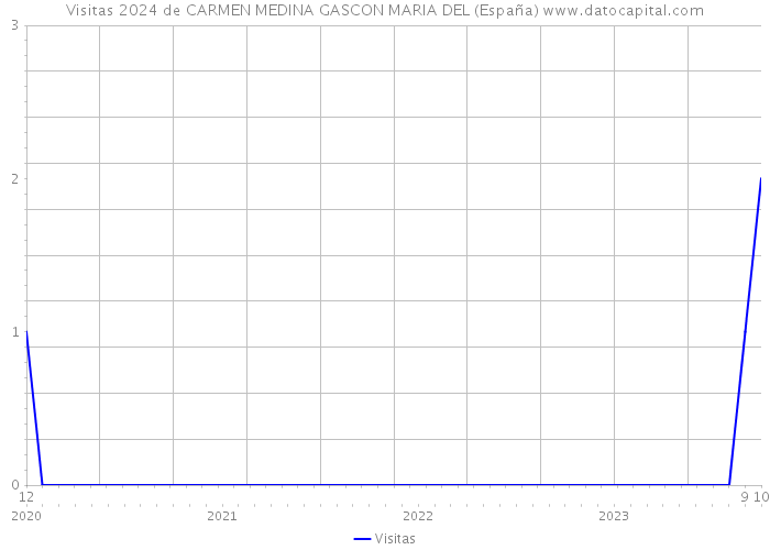 Visitas 2024 de CARMEN MEDINA GASCON MARIA DEL (España) 