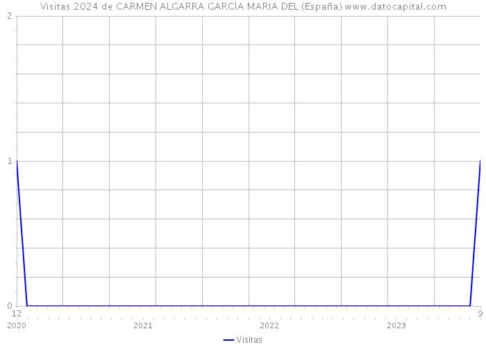 Visitas 2024 de CARMEN ALGARRA GARCIA MARIA DEL (España) 
