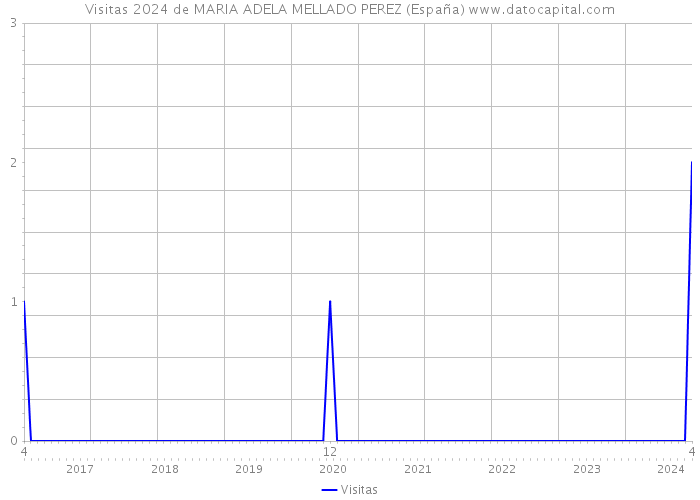 Visitas 2024 de MARIA ADELA MELLADO PEREZ (España) 
