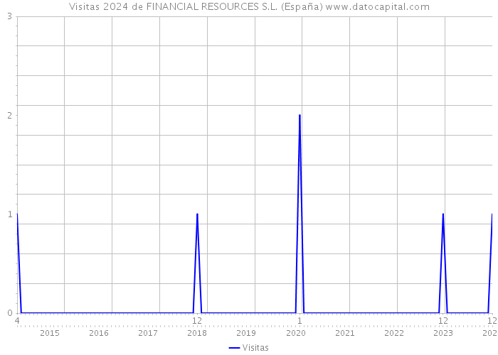 Visitas 2024 de FINANCIAL RESOURCES S.L. (España) 
