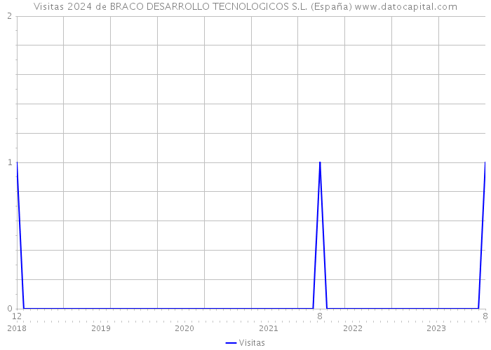 Visitas 2024 de BRACO DESARROLLO TECNOLOGICOS S.L. (España) 