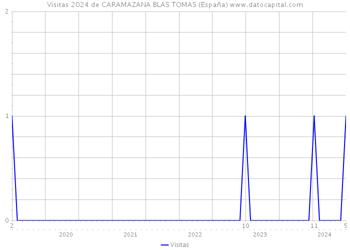 Visitas 2024 de CARAMAZANA BLAS TOMAS (España) 
