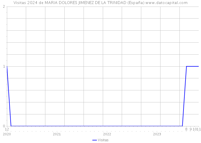 Visitas 2024 de MARIA DOLORES JIMENEZ DE LA TRINIDAD (España) 