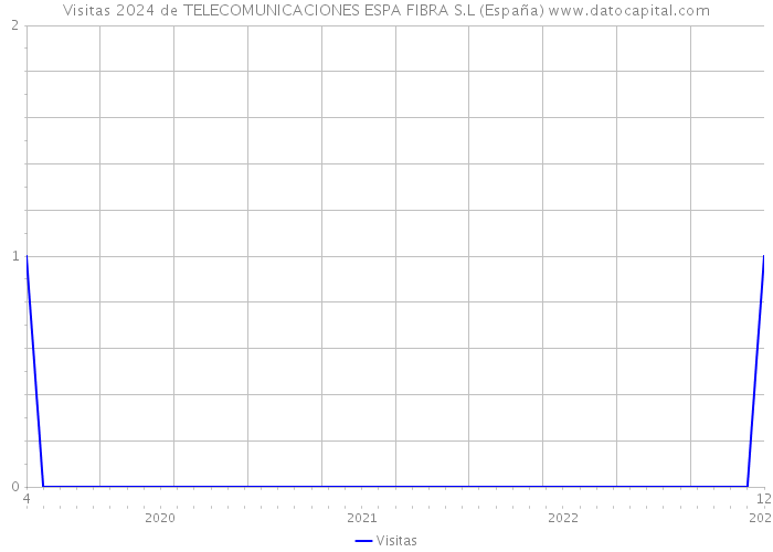 Visitas 2024 de TELECOMUNICACIONES ESPA FIBRA S.L (España) 