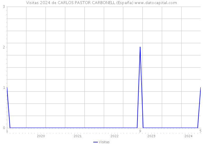 Visitas 2024 de CARLOS PASTOR CARBONELL (España) 