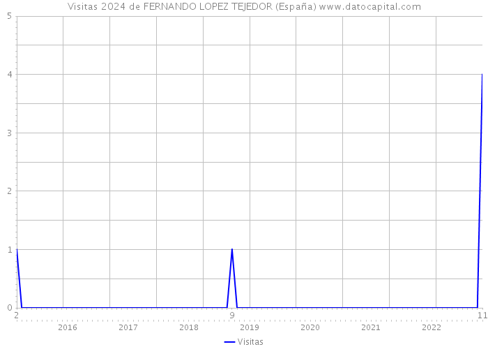Visitas 2024 de FERNANDO LOPEZ TEJEDOR (España) 