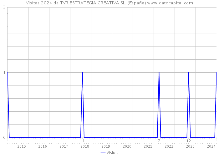 Visitas 2024 de TVR ESTRATEGIA CREATIVA SL. (España) 