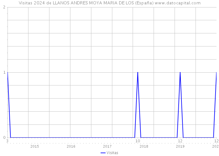 Visitas 2024 de LLANOS ANDRES MOYA MARIA DE LOS (España) 