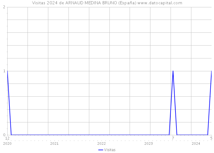 Visitas 2024 de ARNAUD MEDINA BRUNO (España) 