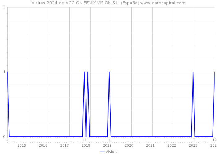 Visitas 2024 de ACCION FENIX VISION S.L. (España) 