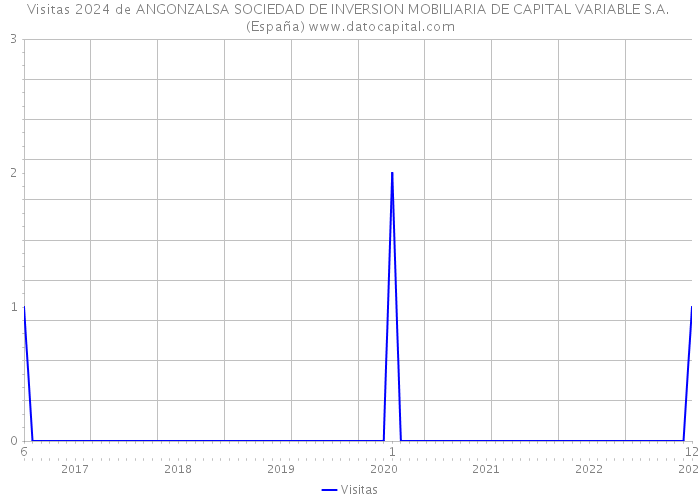 Visitas 2024 de ANGONZALSA SOCIEDAD DE INVERSION MOBILIARIA DE CAPITAL VARIABLE S.A. (España) 