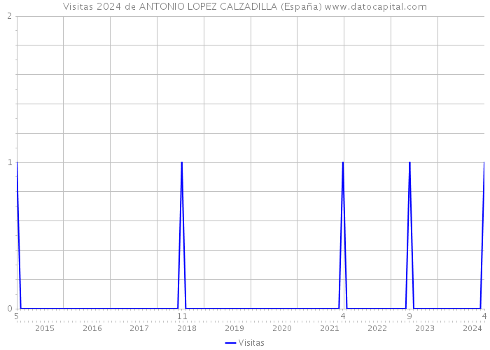 Visitas 2024 de ANTONIO LOPEZ CALZADILLA (España) 