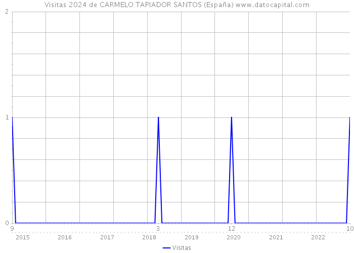Visitas 2024 de CARMELO TAPIADOR SANTOS (España) 